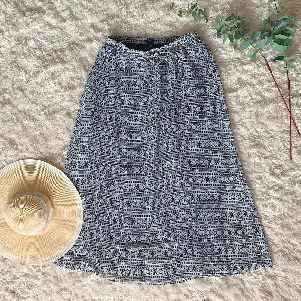 GAP Patterned Long Maxi Skirt